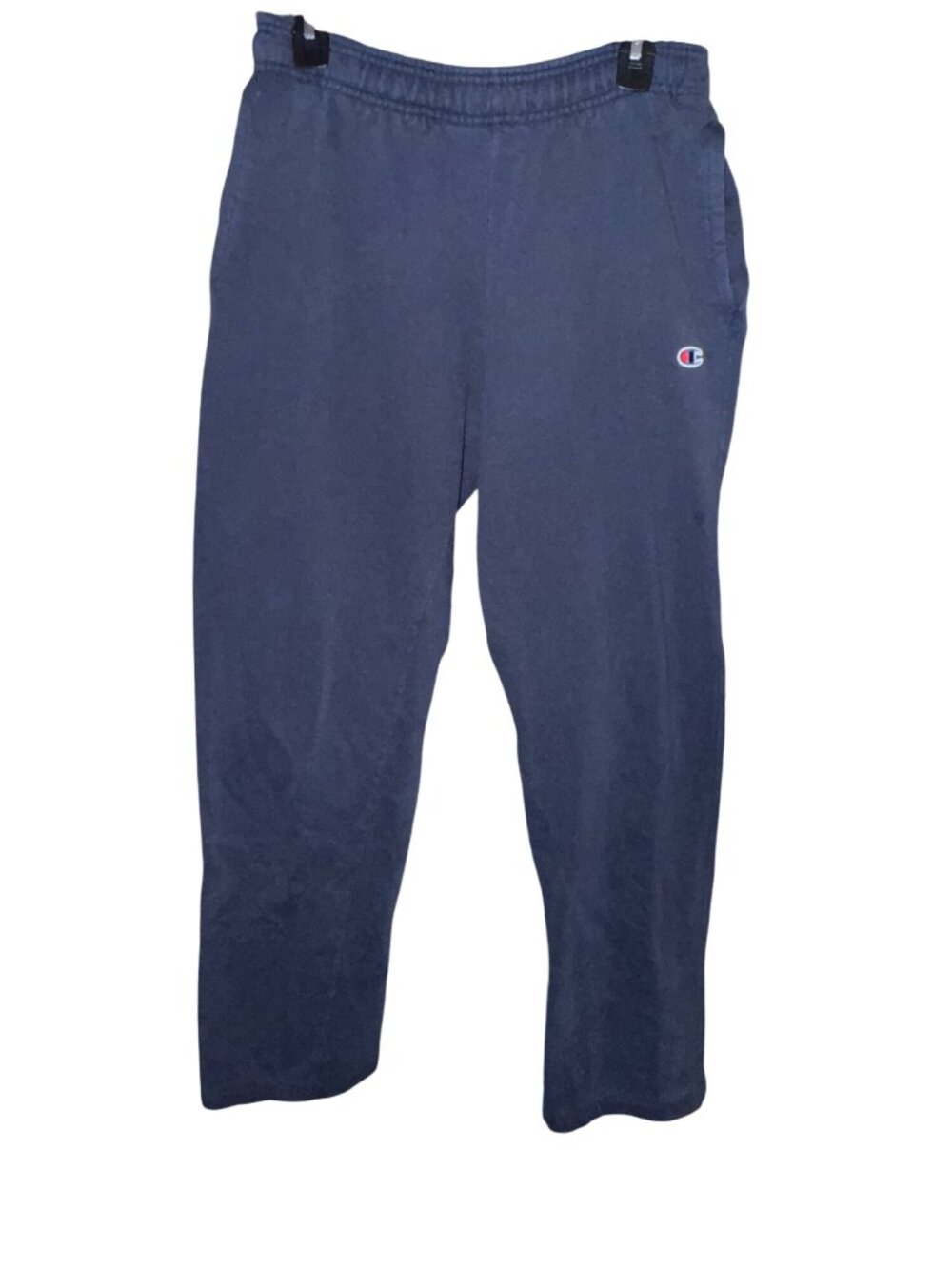 Champion Mens Navy Blue Elastic Waist Sweatpants M Comfortable Lounge Wear